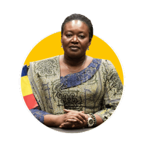 Mme Ndolenodji Alixe Naïmbaye, Ministre du Pétrole, des Mines et de la Géologie du Tchad.